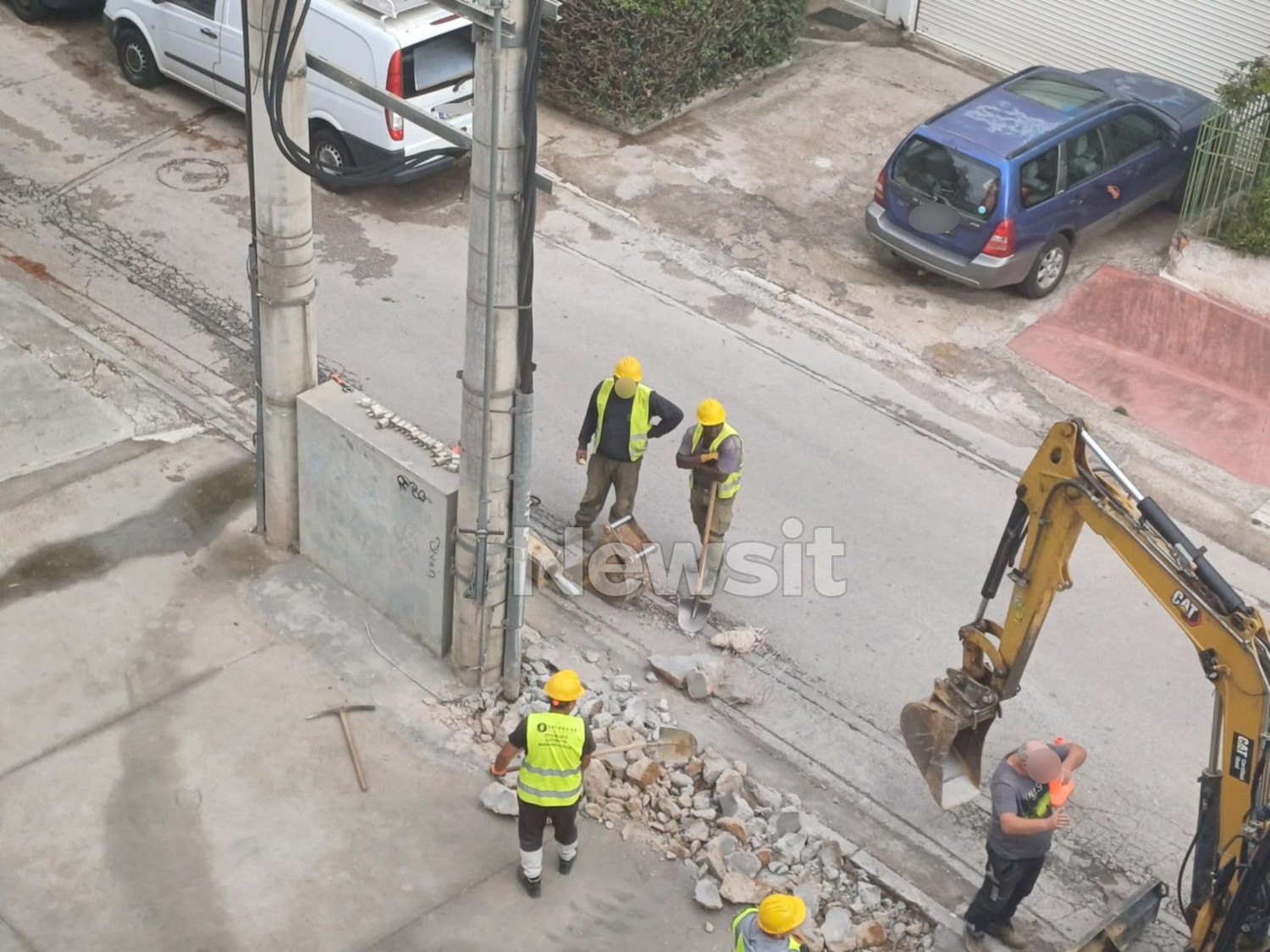 Η ζημιά ήταν εκτεταμένη και διήρκησε για ώρα