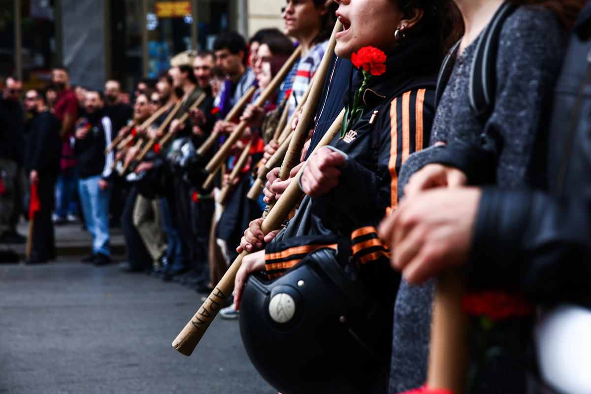 Πορεία για την 52η επέτειο από την εξέγερση του Πολυτεχνείου στην Αθήνα, Δευτέρα 17 Νοεμβρίου 2025.  (ΔΑΝΑΗ ΔΑΥΛΟΠΟΥΛΟΥ/EUROKINISSI)