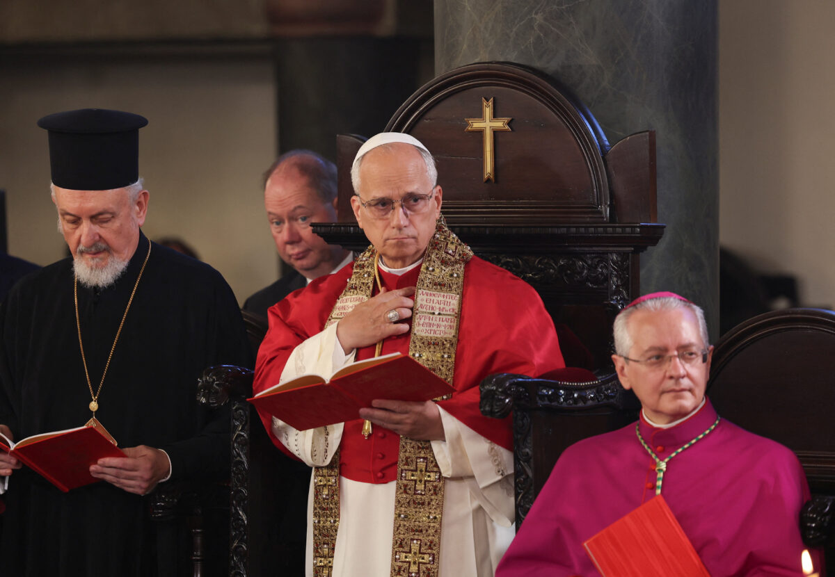 Ο Πάπας Λέων στο Φανάρι