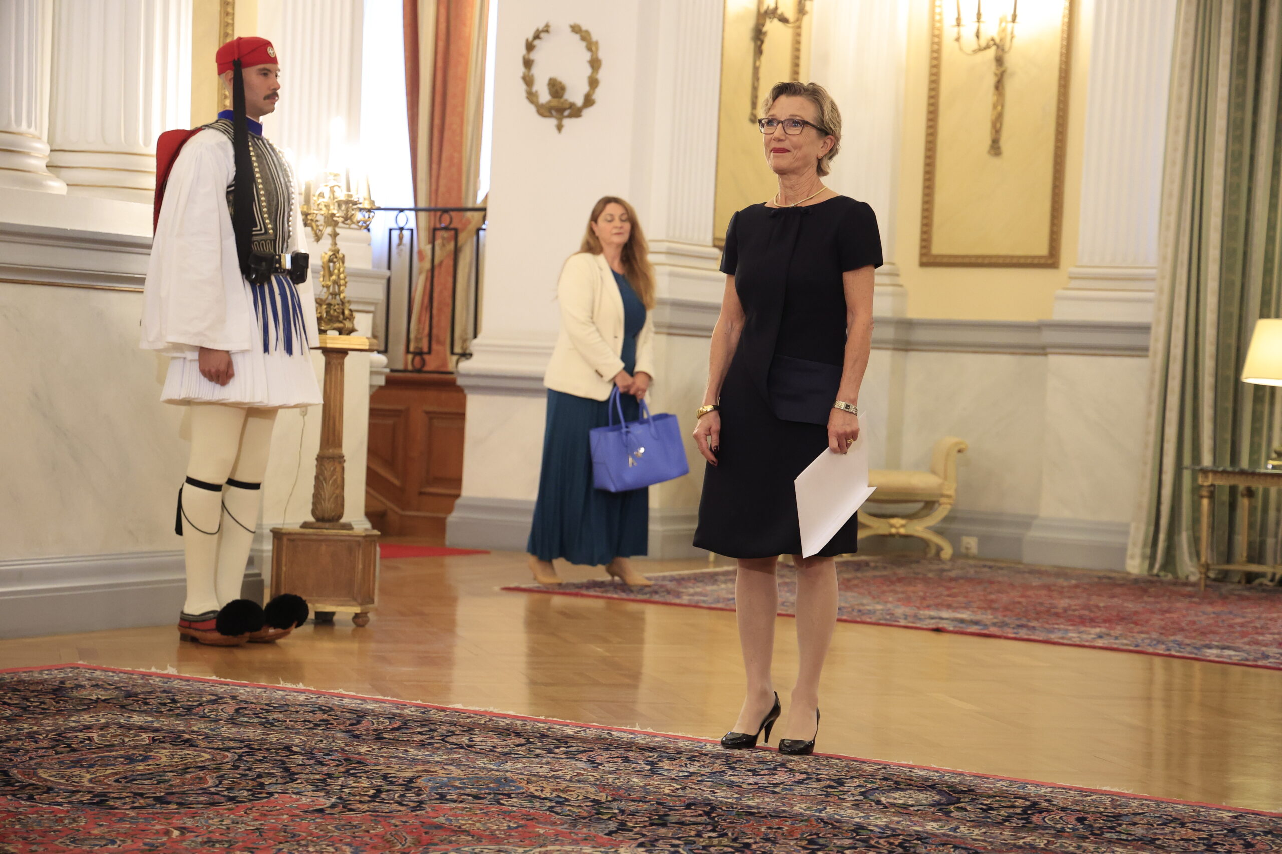 H πρέσβης της Νορβηγίας Harriet E. Berg