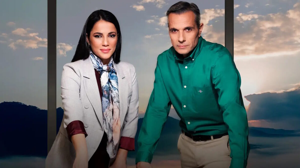 H Ευλαμπία Ρέβη και o Γιώργος Κουρδής