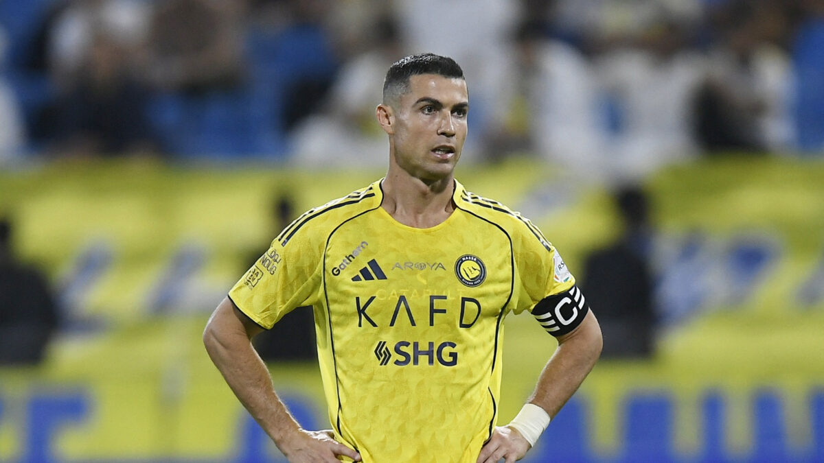 Ο Κριστιάνο Ρονάλντο σε αγώνα της Αλ Νασρ