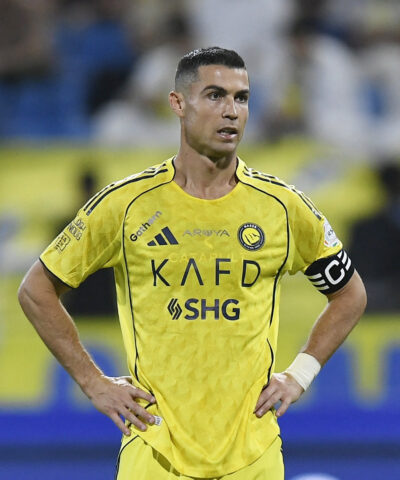 Ο Κριστιάνο Ρονάλντο σε αγώνα της Αλ Νασρ