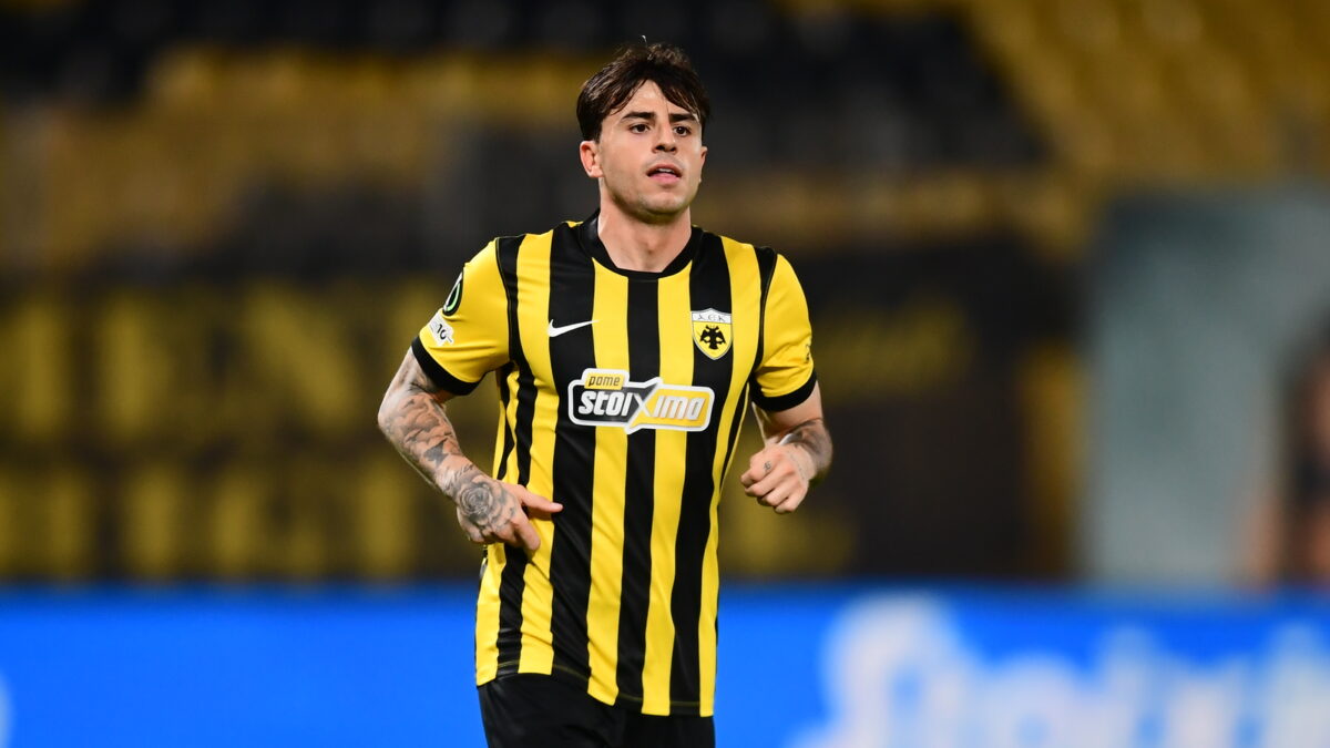 Ο Ρότα σε αγώνα της ΑΕΚ (KLODIAN LATO