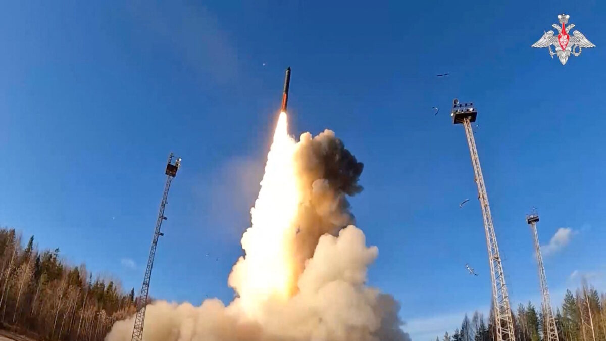 Εκτόξευση ICBM σε ρωσική πυρηνική δοκιμή