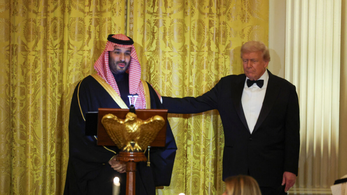 Ο Ντόναλντ Τραμπ και ο μπιν Σαλμάν