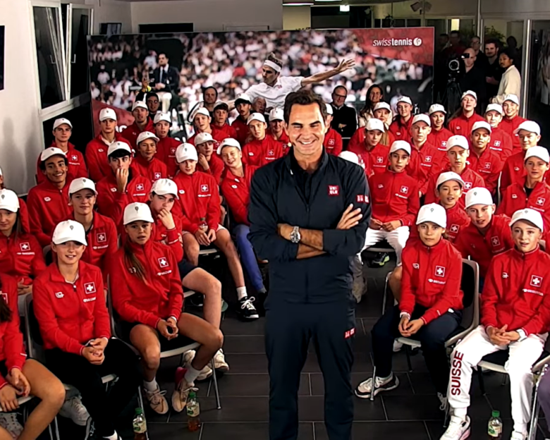 Ο Ρότζερ Φέντερερ στο Hall of Fame του τένις