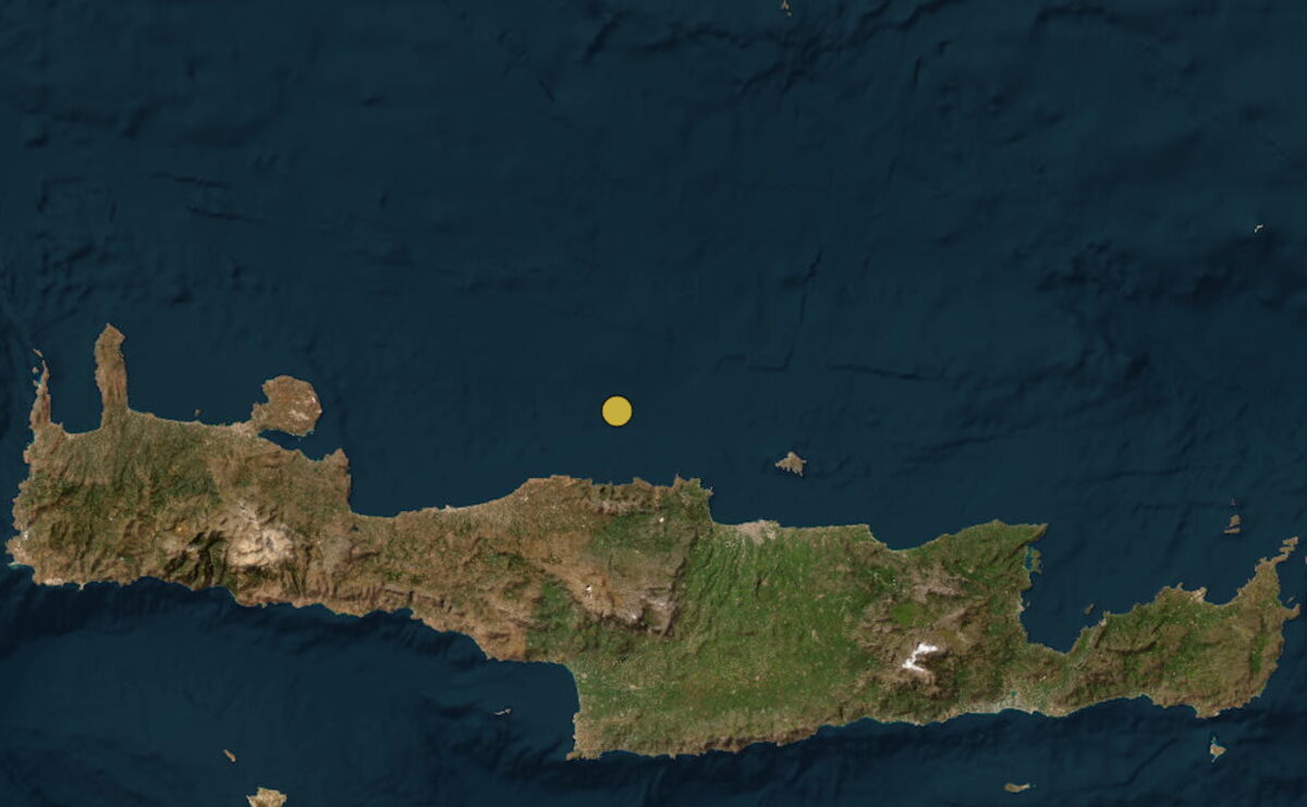 Σεισμός ανοιχτά της Κρήτης