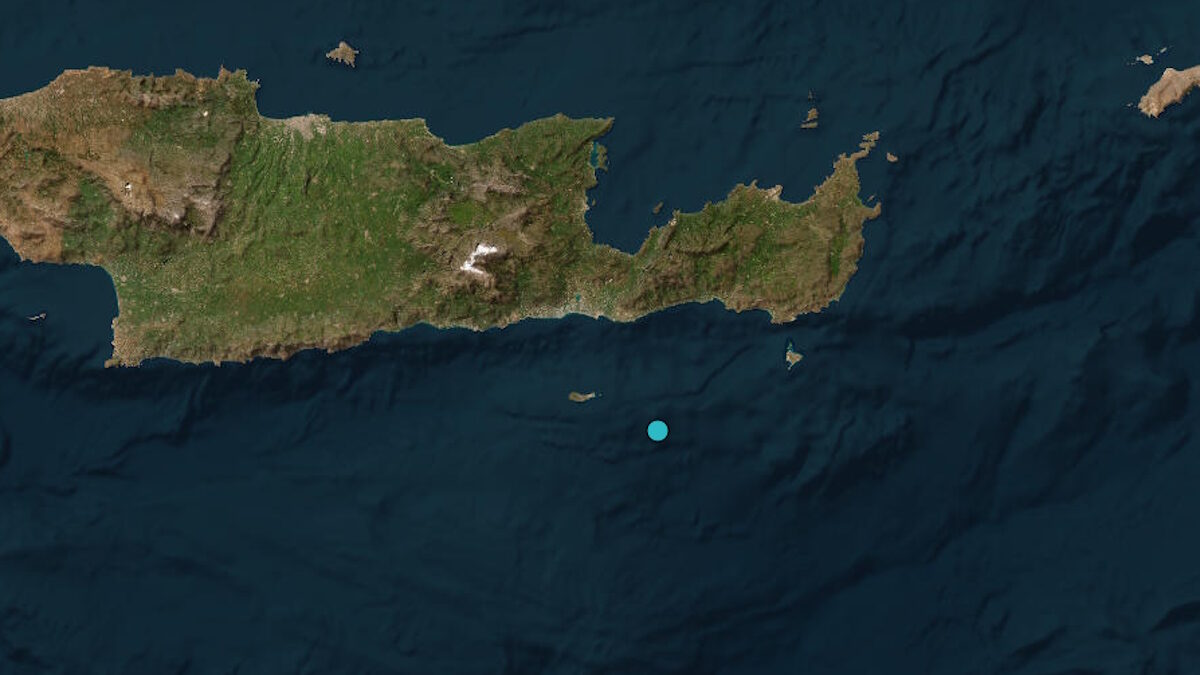 Σεισμός 3,6 Ρίχτερ ανοιχτά του Λασιθίου