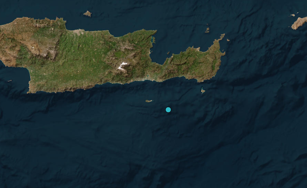 Σεισμός 3,6 Ρίχτερ ανοιχτά του Λασιθίου