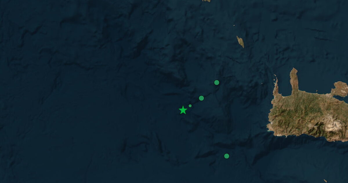 5 Richter earthquake off Antikythera