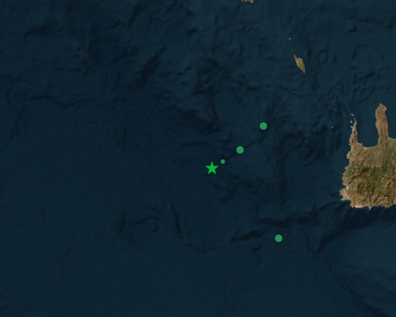 Σεισμός 5 Ρίχτερ ανοιχτά των Αντικυθήρων