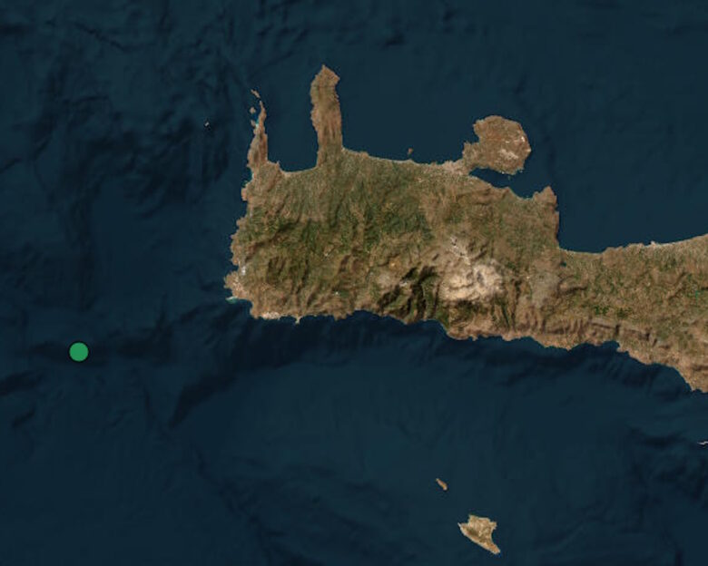 Σεισμός 3,5 Ρίχτερ στα Χανιά – Ανοιχτά από την Παλαιοχώρα το επίκεντρο