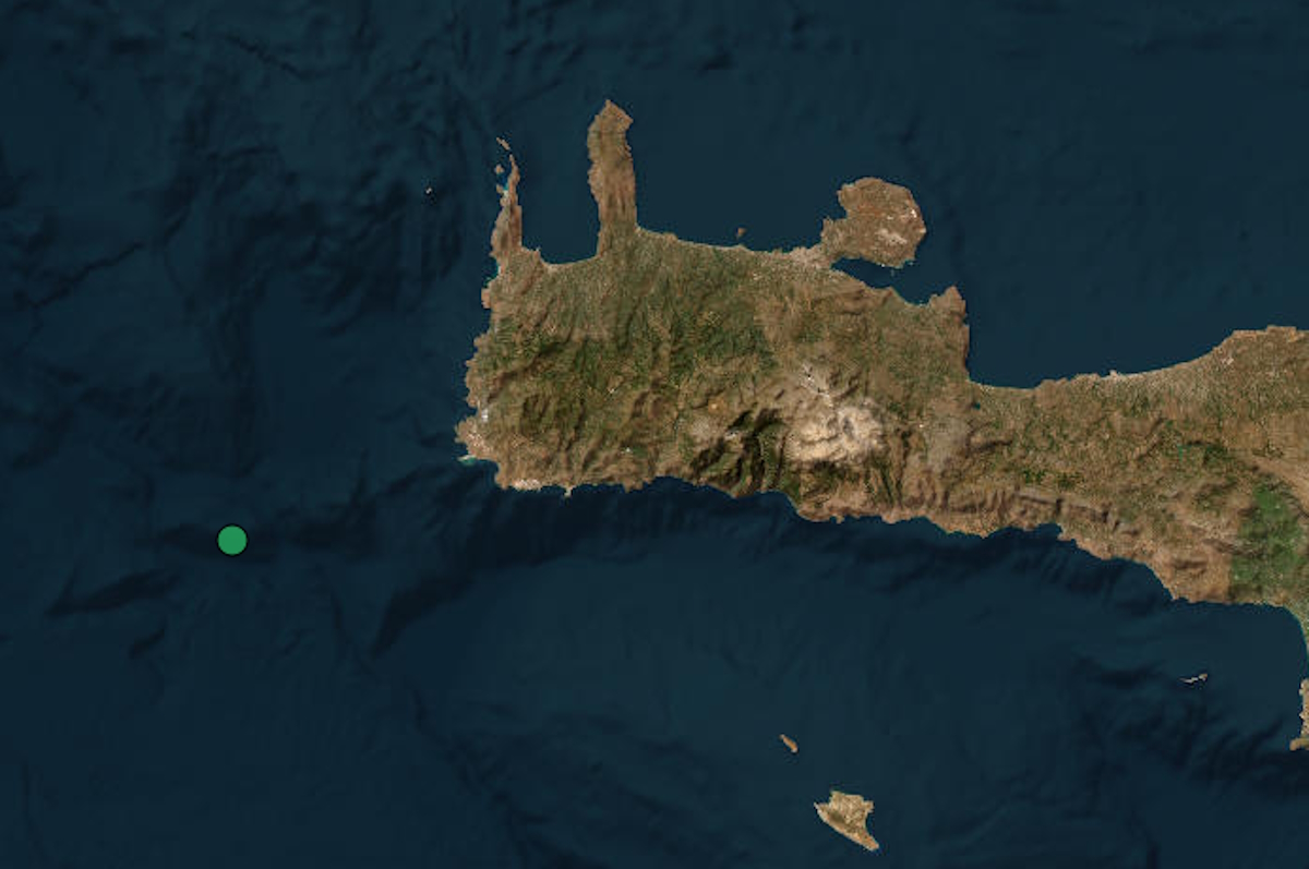 Σεισμός ανοιχτά των Χανίων