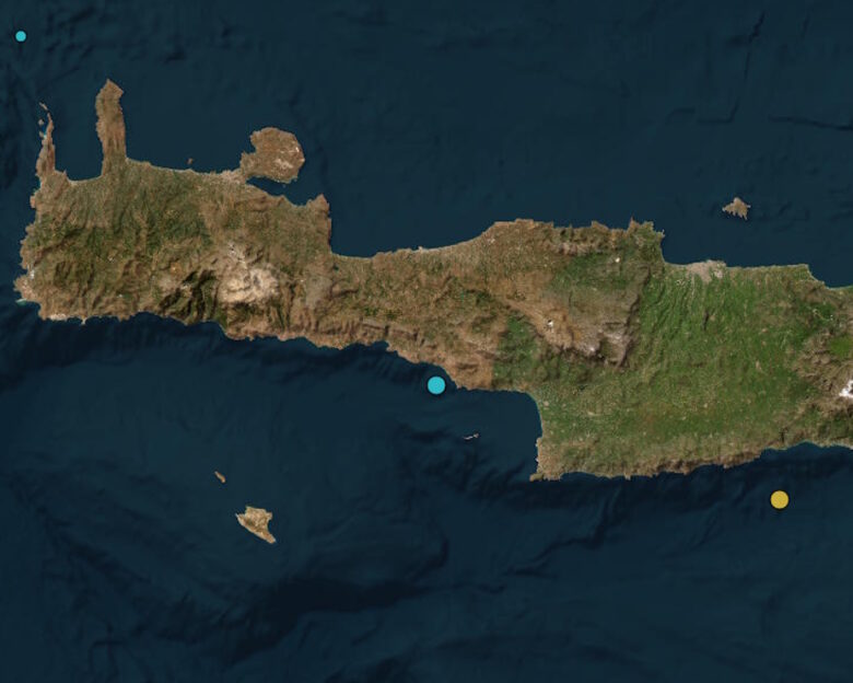 Σεισμός 3,4 Ρίχτερ στο Ρέθυμνο – Στα 6,7 χιλιόμετρα το εστιακό βάθος