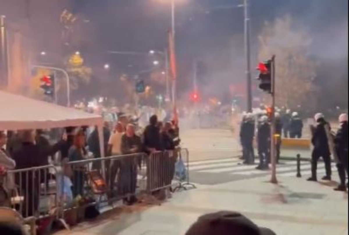 Επεισόδια σε διαδήλωση στη Σερβία