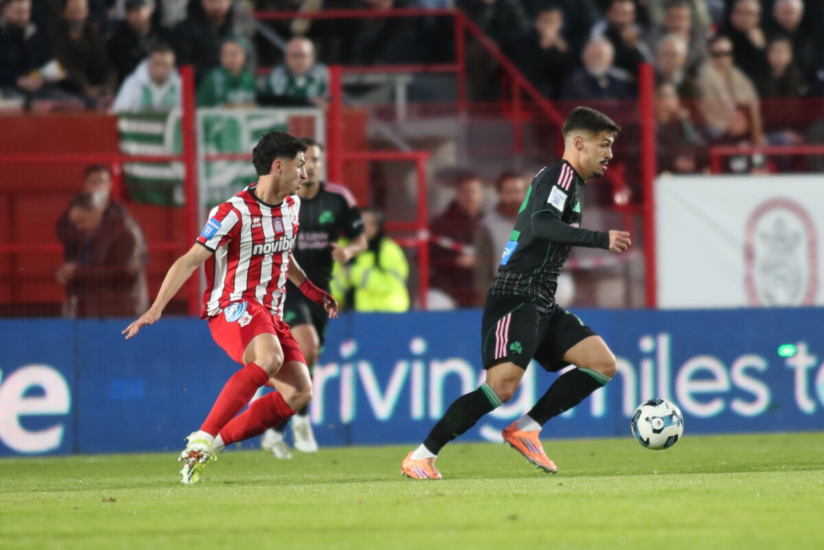 Στιγμιότυπο από το Πανσερραϊκός - Παναθηναϊκός(ΒΑΣΙΛΗΣ ΒΕΡΒΕΡΙΔΗΣ