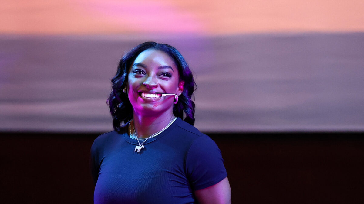 Η γυμνάστρια Σιμόν Μπάιλς