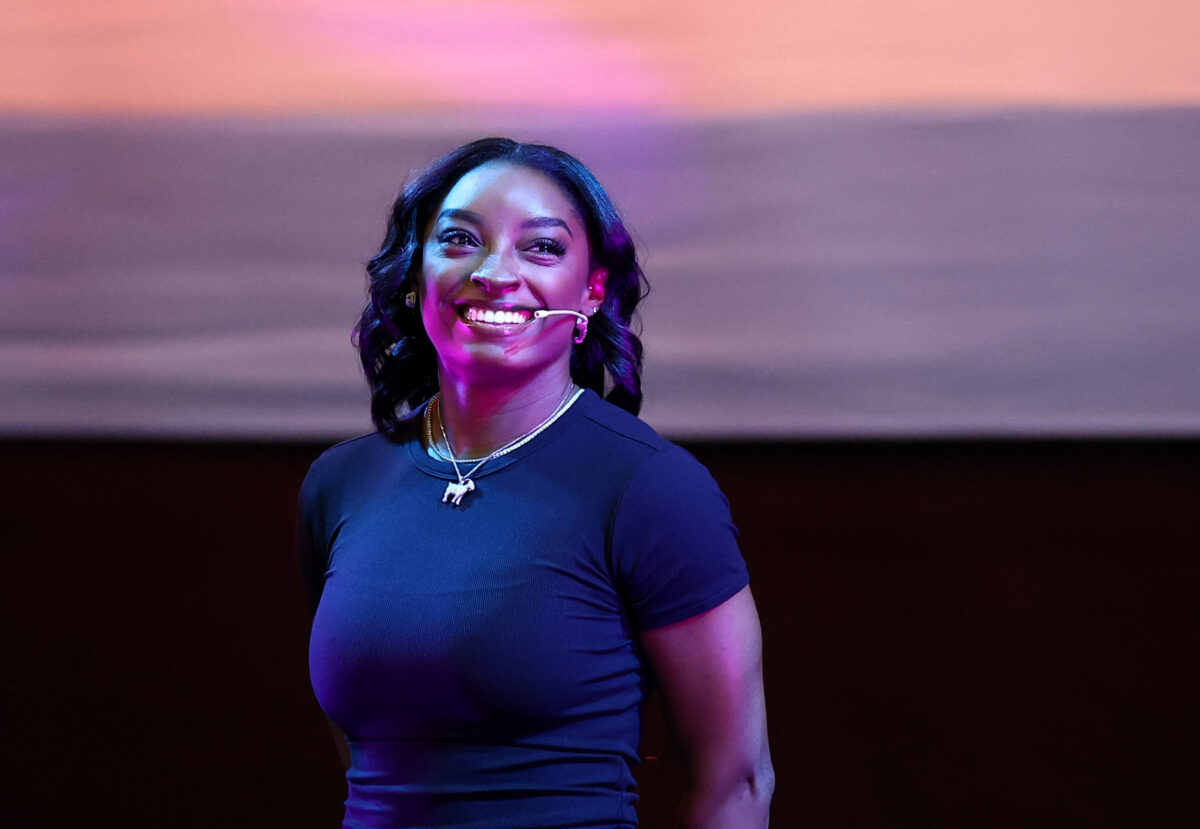 Η γυμνάστρια Σιμόν Μπάιλς