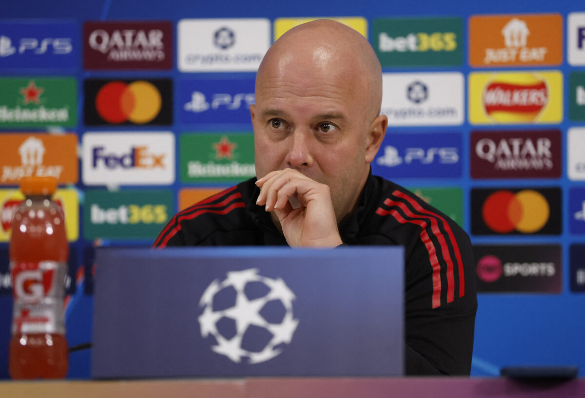 Ο Άρνε Σλοτ σε συνέντευξη Τύπου