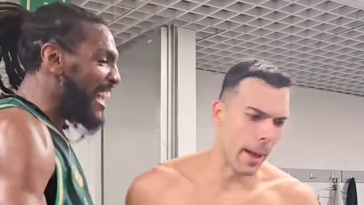 Κένεθ Φαρίντ και Κώστας Σλούκας «γκρέμισαν» τα αποδυτήρια μετά το διπλό του Παναθηναϊκού στη Μαδρίτη