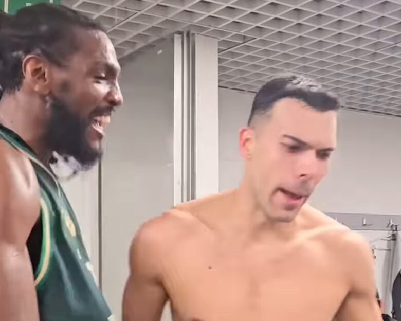 Κένεθ Φαρίντ και Κώστας Σλούκας «γκρέμισαν» τα αποδυτήρια μετά το διπλό του Παναθηναϊκού στη Μαδρίτη