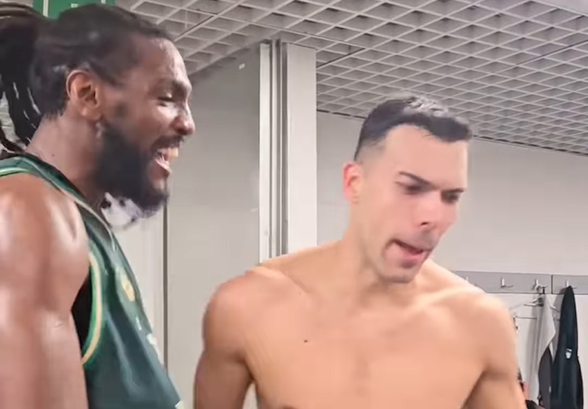 Κένεθ Φαρίντ και Κώστας Σλούκας «γκρέμισαν» τα αποδυτήρια μετά το διπλό του Παναθηναϊκού στη Μαδρίτη