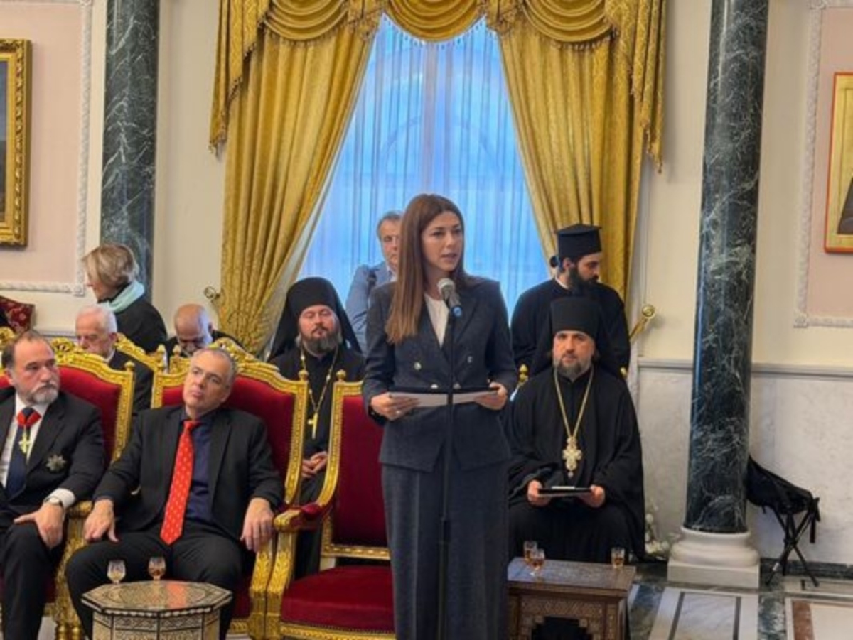 Η Σοφία Ζαχαράκη στα Ιεροσόλυμα