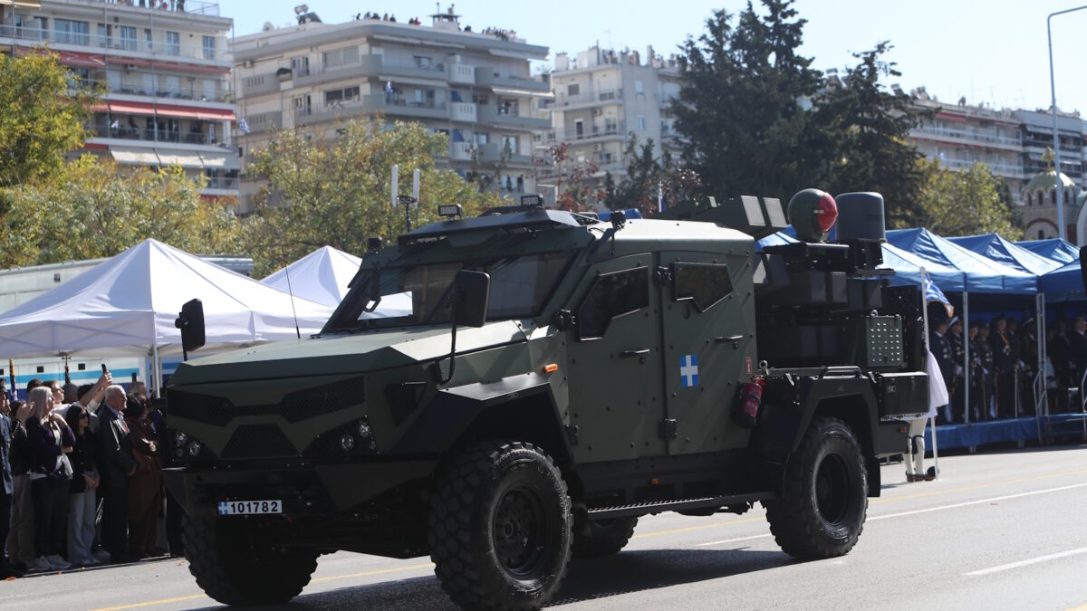 Όχημα φορέας του πυραυλικού συστήματος Spike NLOS του Στρατού Ξηράς