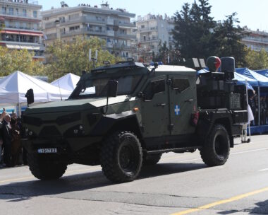 Όχημα φορέας του πυραυλικού συστήματος Spike NLOS του Στρατού Ξηράς