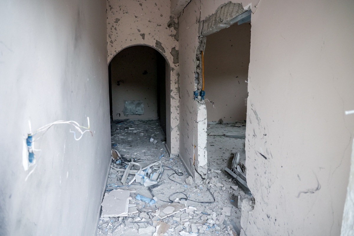 Ζημιές σε σπίτι μετά από έκρηξη