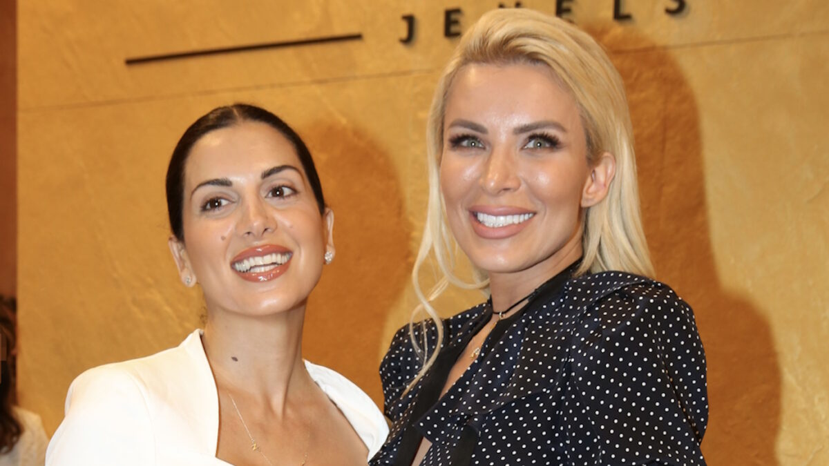 Σταματίνα Τσιμτσιλή και Κατερίνα Καινούργιου