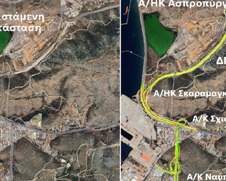 Προκηρύχθηκε ο διαγωνισμός για τον τριπλό κόμβο Σκαραμαγκά