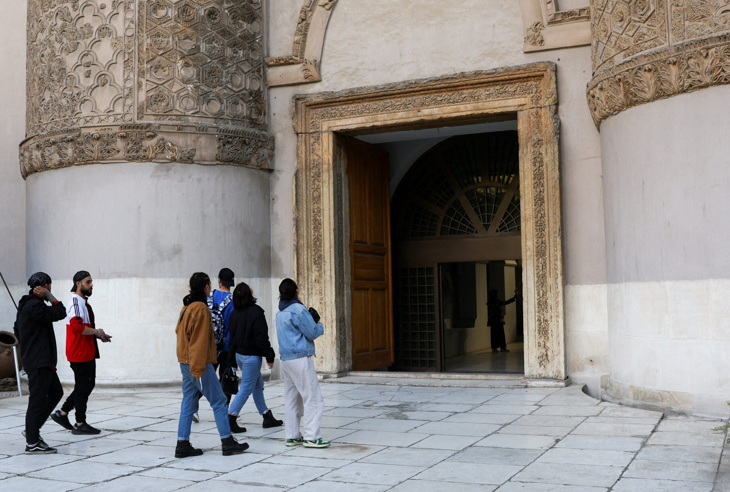 Η είσοδος του Εθνικού Μουσείου της Δαμασκού