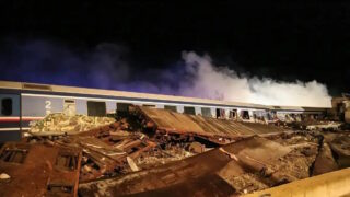 Το σημείο της τραγωδίας των Τεμπών