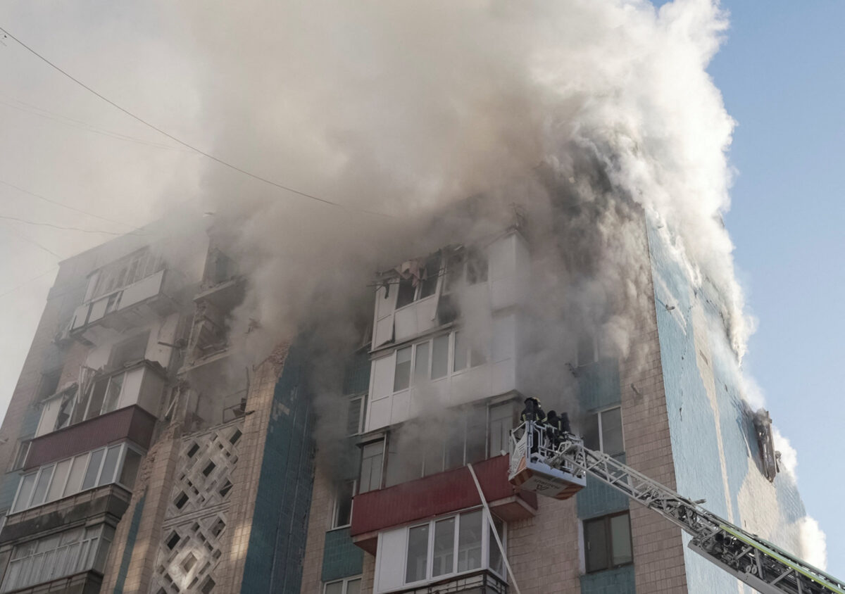 Ρωσική επίθεση στην πόλη Τέρνοπιλ