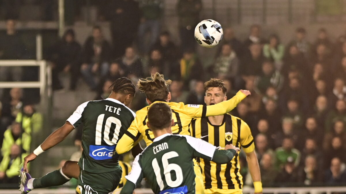 Η φάση του γκολ από τον Τετέ (ΜΙΧΑΛΗΣ ΚΑΡΑΓΙΑΝΝΗΣ