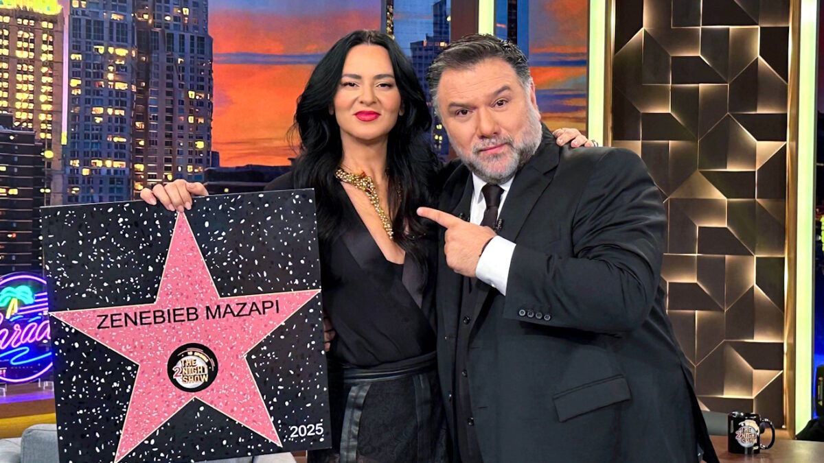 Ζενεβιέβ Μαζαρί και Γρηγόρης Αρναούτογλου