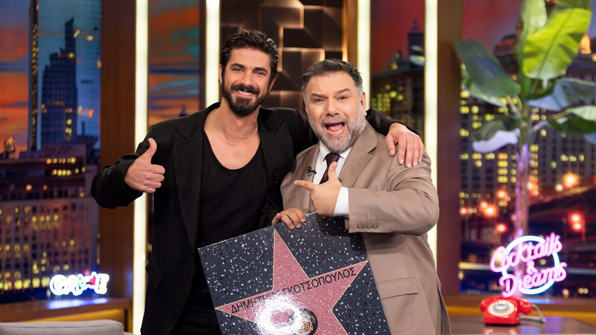Ο Δημήτρης Γκοτσόπουλος με τον Γρηγόρη Αρναούτογλου