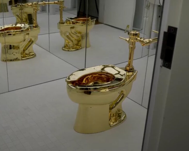 Ο οίκος Sotheby’s βγάζει σε δημοπρασία μια τουαλέτα από μασίφ χρυσό – Tιμή εκκίνησης τα 10 εκατ. ευρώ