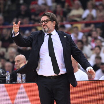 Ο Τρινκιέρι σε αγώνα της Euroleague  (ΑΝΤΩΝΗΣ ΝΙΚΟΛΟΠΟΥΛΟΣ