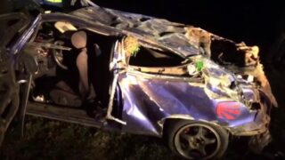 Το αυτοκίνητο μετά το τροχαίο