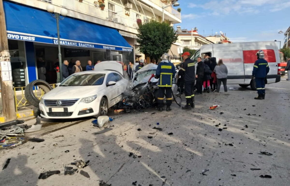 Σοκαριστικό τροχαίο στην Πτολεμαΐδα