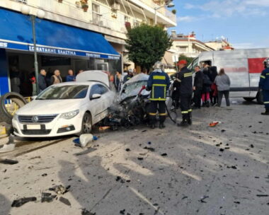 Σοκαριστικό τροχαίο στην Πτολεμαΐδα