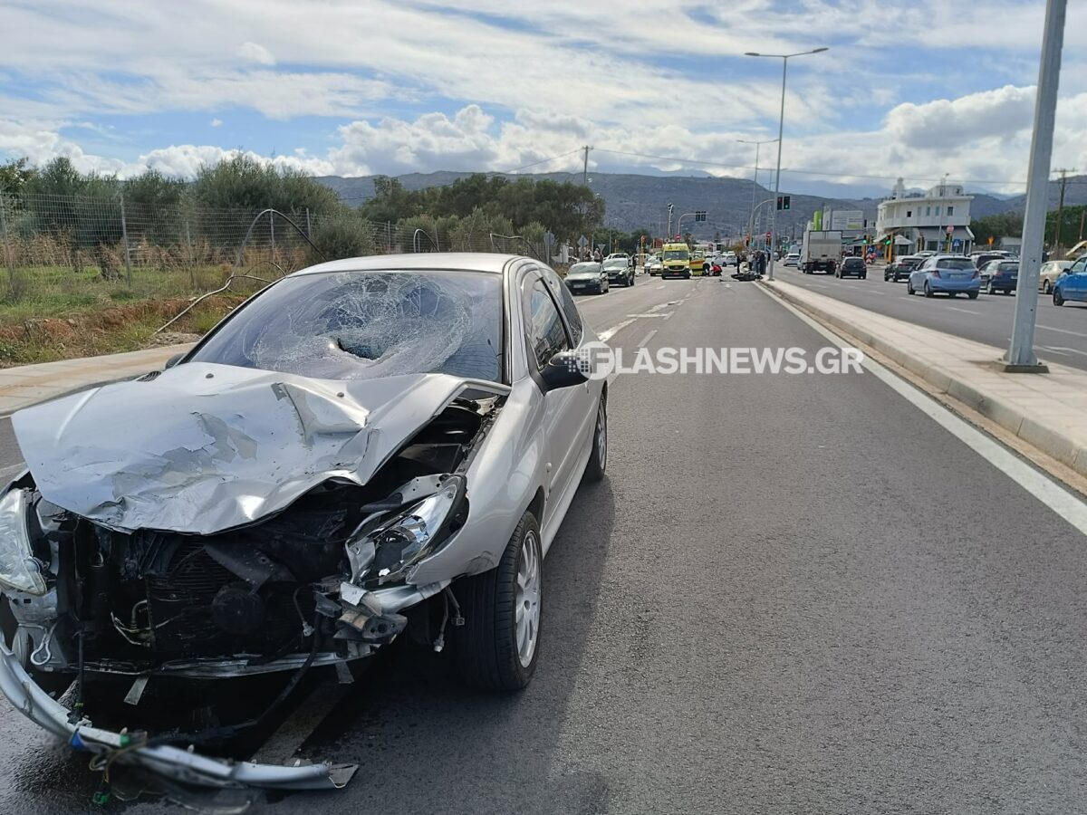 Τροχαίο στα Χανιά