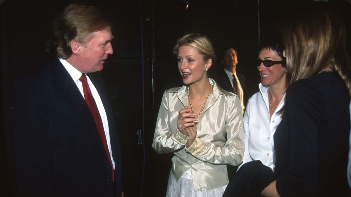 Ντόναλντ Τραμπ, Πάρις Χίλτον και Γκισλέιν Μάξγουελ