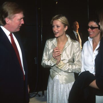 Ντόναλντ Τραμπ, Πάρις Χίλτον και Γκισλέιν Μάξγουελ