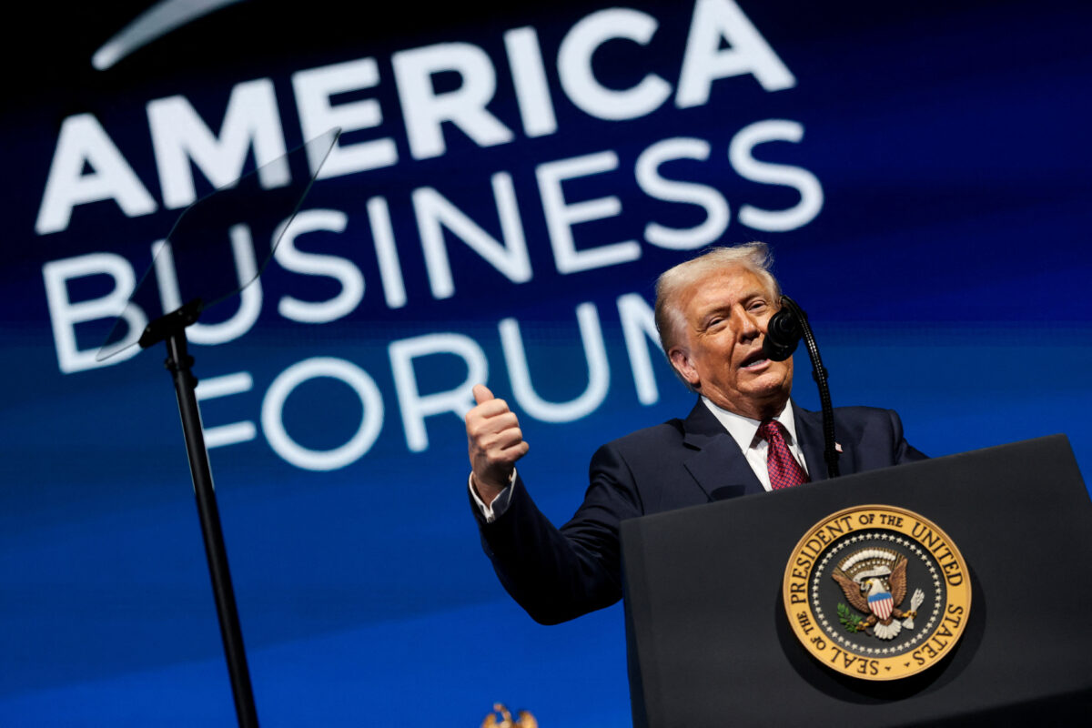 Ο Πρόεδρος των ΗΠΑ Ντόναλντ Τραμπ