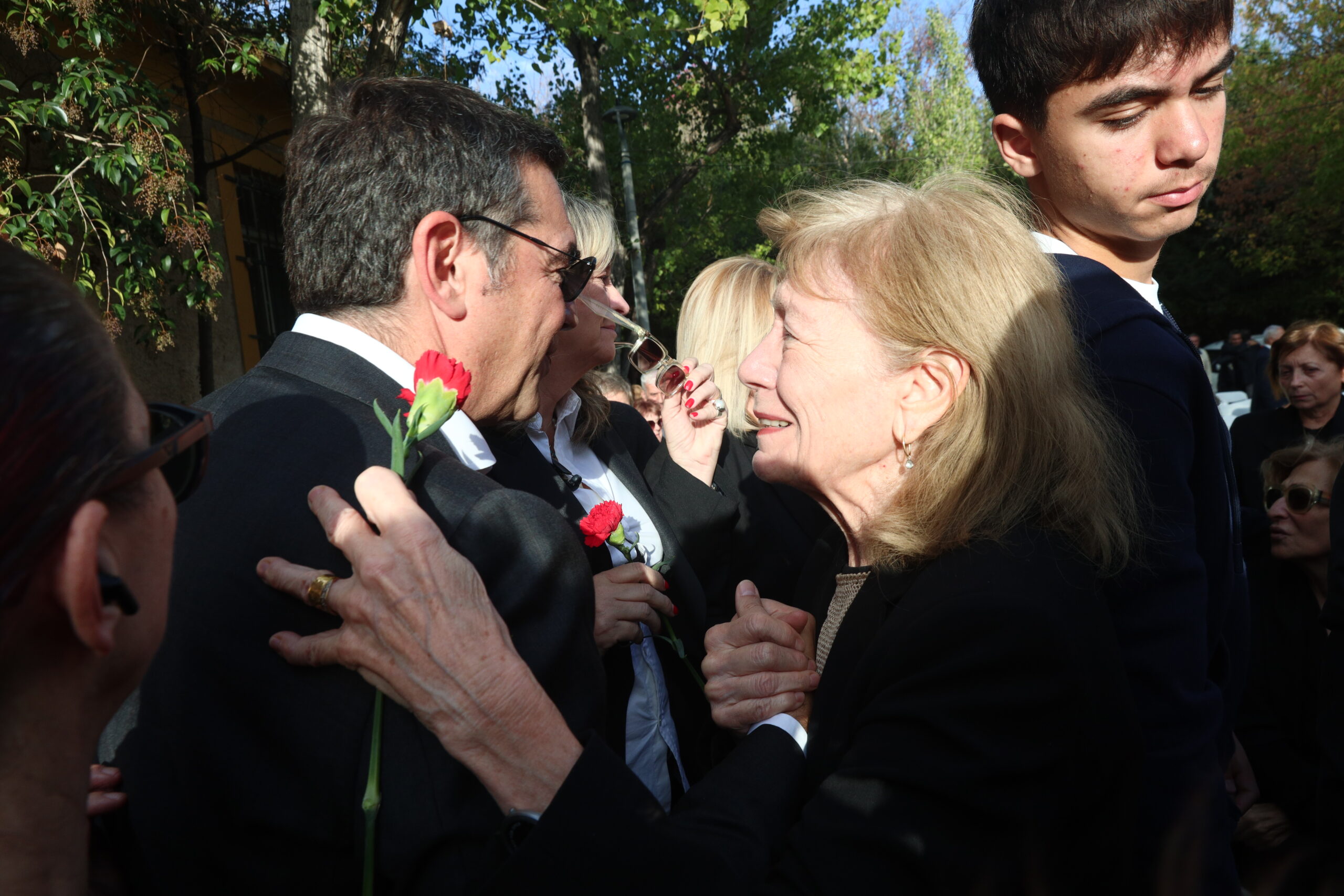 Πολιτική κηδεία του πρώην υπουργού και βουλετή του ΣΥΡΙΖΑ, Αλέκου Φλαμπουράρη στο Πάρκο Ελευθερίας (χώρος πρώην ΕΑΤ-ΕΣΑ), Πέμπτη 20 Νοεμβρίου 2025. Ο Αλέκος Φλαμπουράρης έφυγε από τη ζωή την περασμένη Τρίτη(18