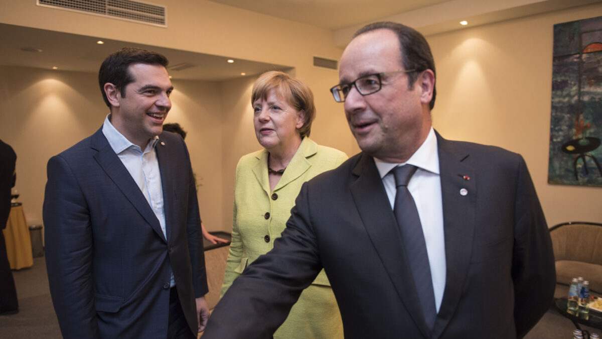 Τσίπρας, Μέρκελ, Ολάντ